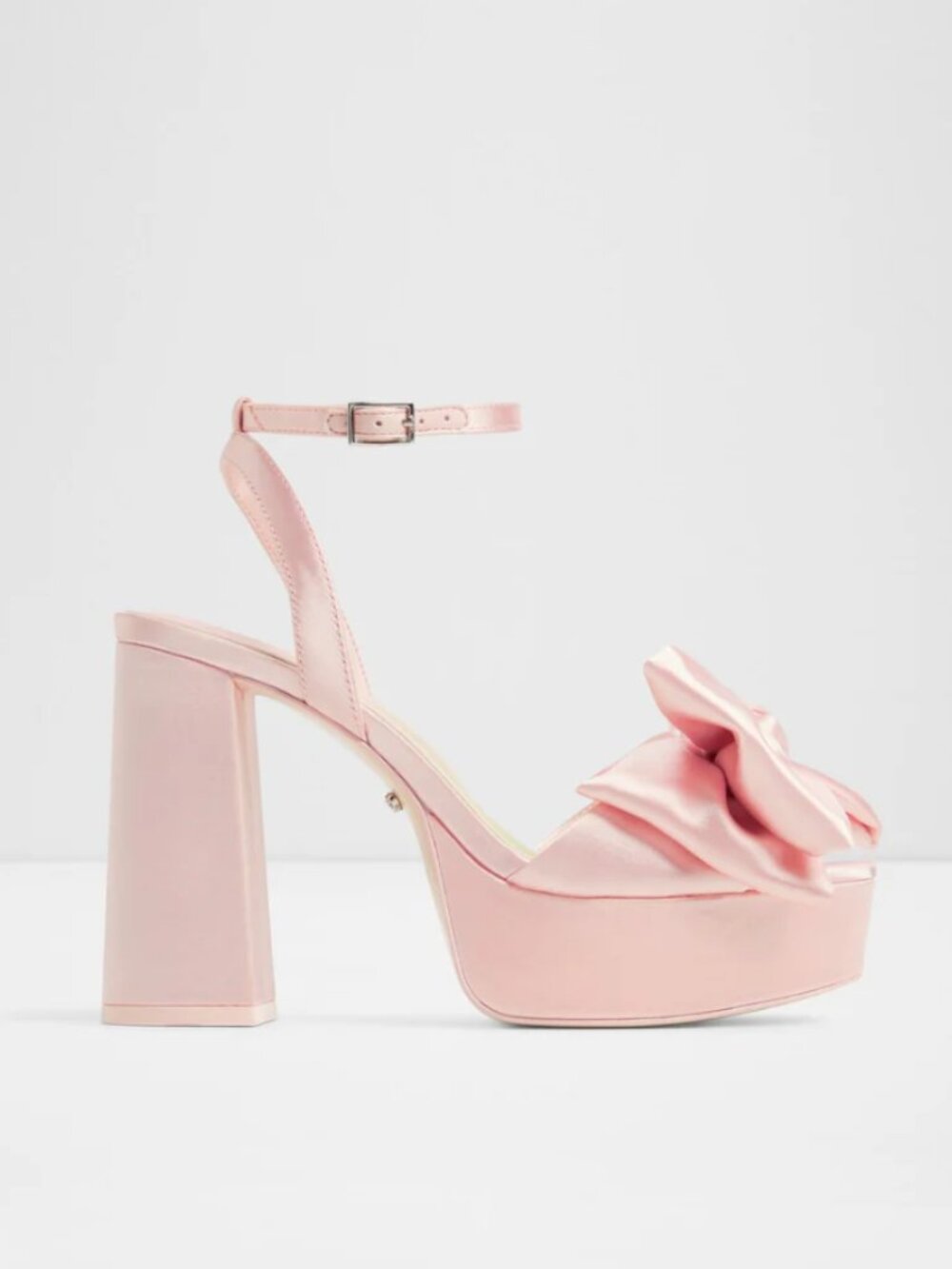 ALDO x Disney - "Stepsister" Pink Bow Heeled Sandals - Picture 2 of 7
